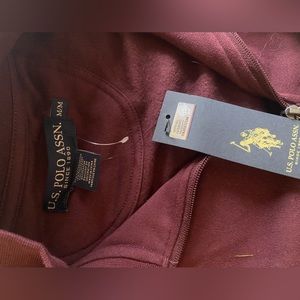 Brand New Burgundy U.S. Polo ASSN Crewneck for men